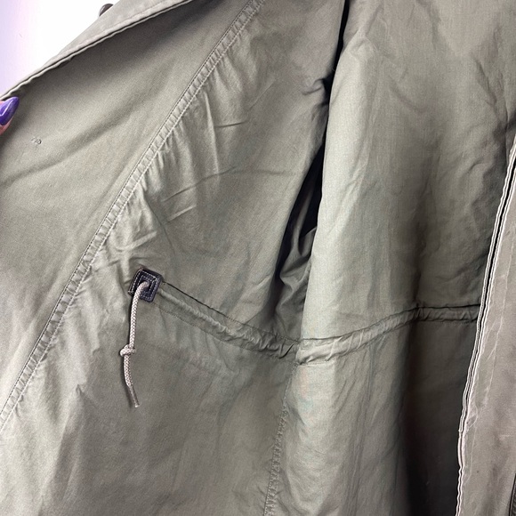 1961 John Ownbey Co. USAF Green Cotton Sateen Field Jacket Large Short - Picture 4 of 7